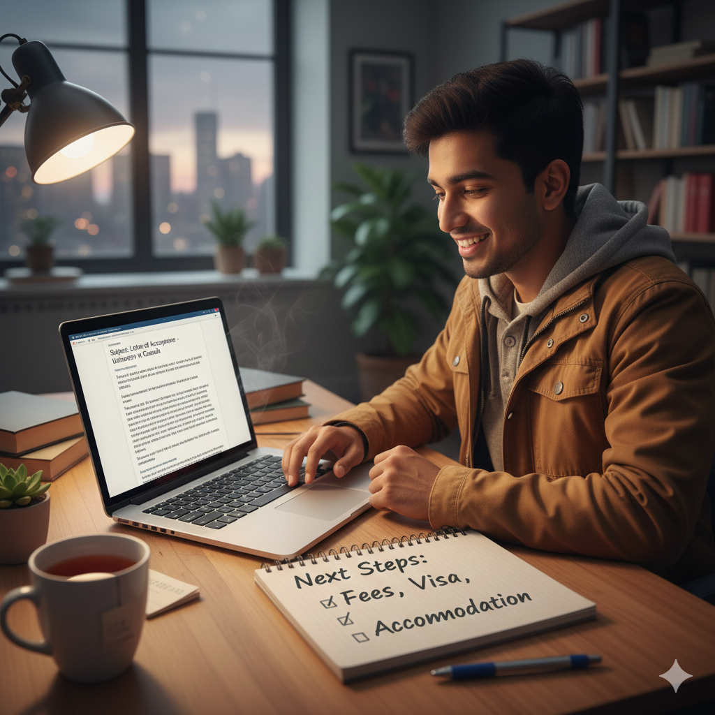 Next Steps Fees, Visa, Accommodation