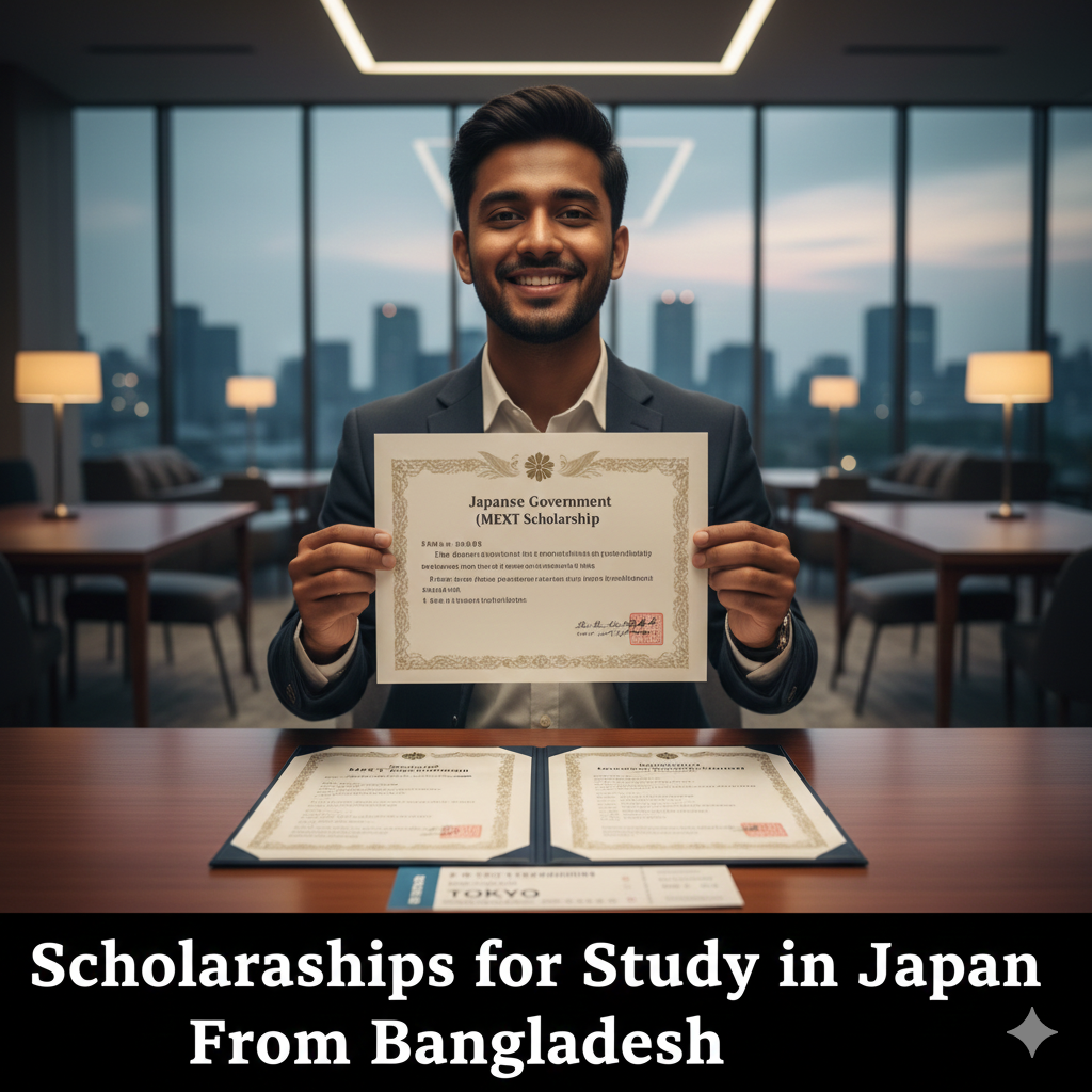 Scholarships for Study in Japan From Bangladesh