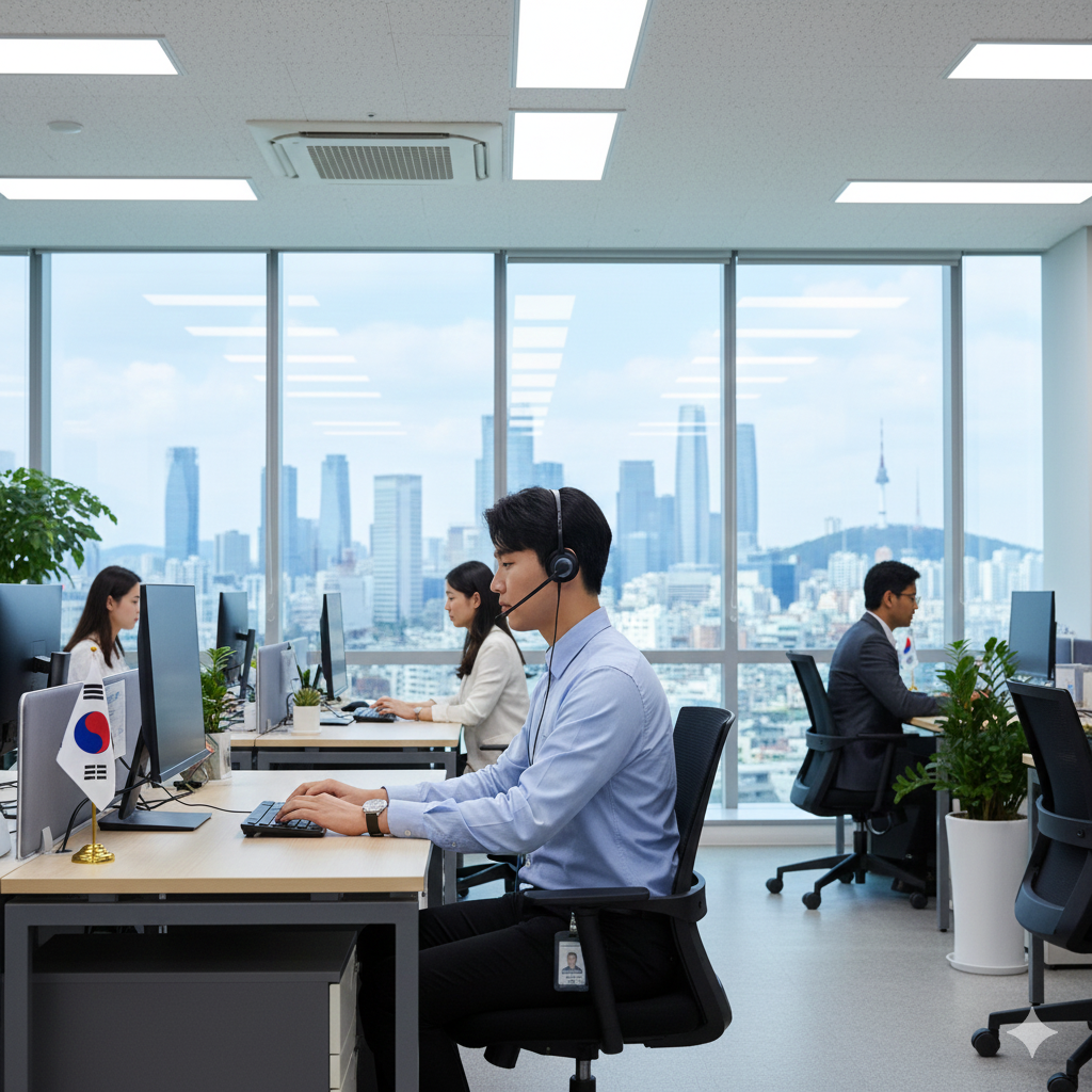 Student planning study budget and living expenses in South Korea